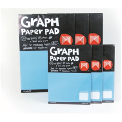 GRAPH PAD MICADOR A3 GRP033 A3, 2mm, Pad, 25 Sheets